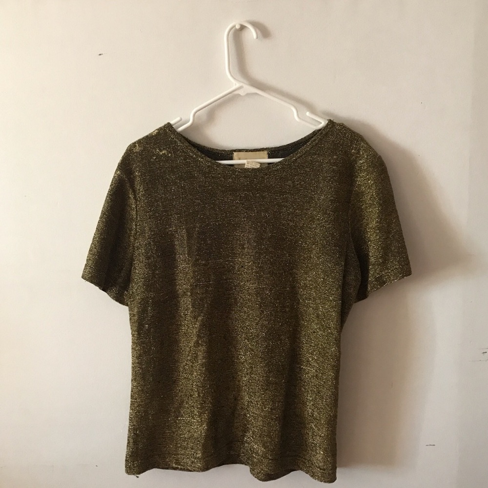 Jordan Gold disco top